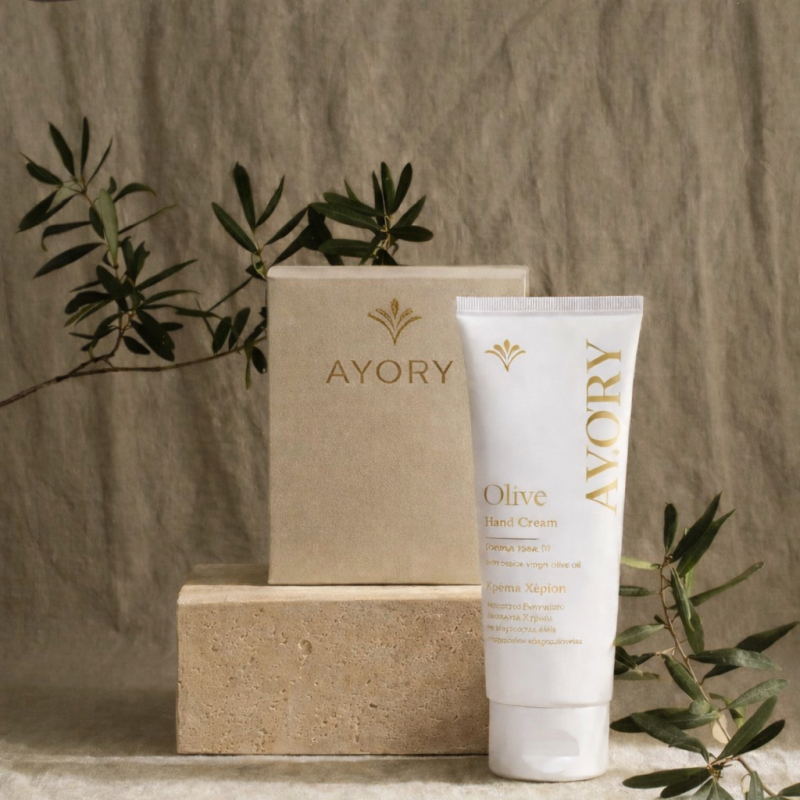 Hand Cream with Organic Olive Oil 100ml AYORY